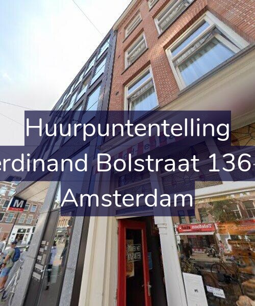 Foto gevel Huurpuntentelling voor Ferdinand Bolstraat 136-A, Amsterdam