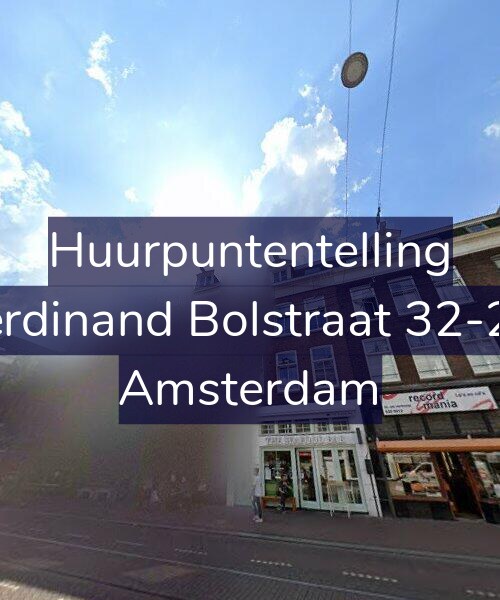 Foto gevel Huurpuntentelling voor Ferdinand Bolstraat 32-2A, Amsterdam