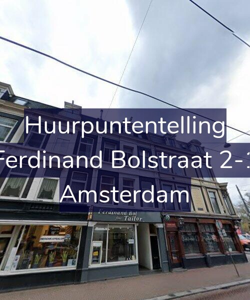 Foto gevel Huurpuntentelling voor Ferdinand Bolstraat 2-1, Amsterdam