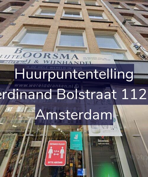 Foto gevel Huurpuntentelling voor Ferdinand Bolstraat 112-2, Amsterdam