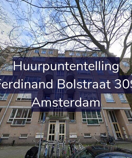 Foto gevel Huurpuntentelling voor Ferdinand Bolstraat 309, Amsterdam
