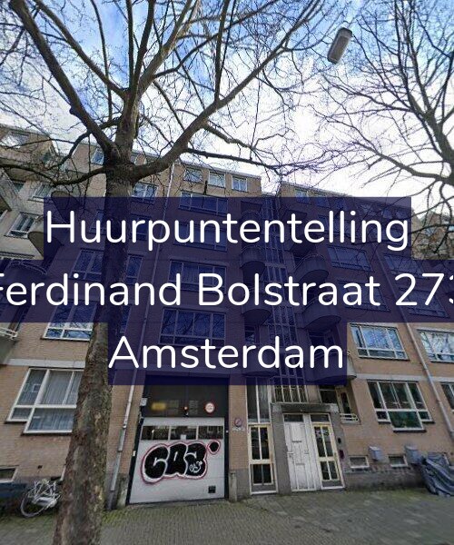 Foto gevel Huurpuntentelling voor Ferdinand Bolstraat 273, Amsterdam