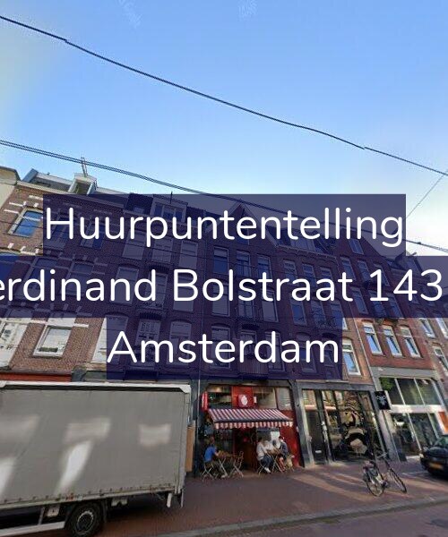 Foto gevel Huurpuntentelling voor Ferdinand Bolstraat 143-2, Amsterdam