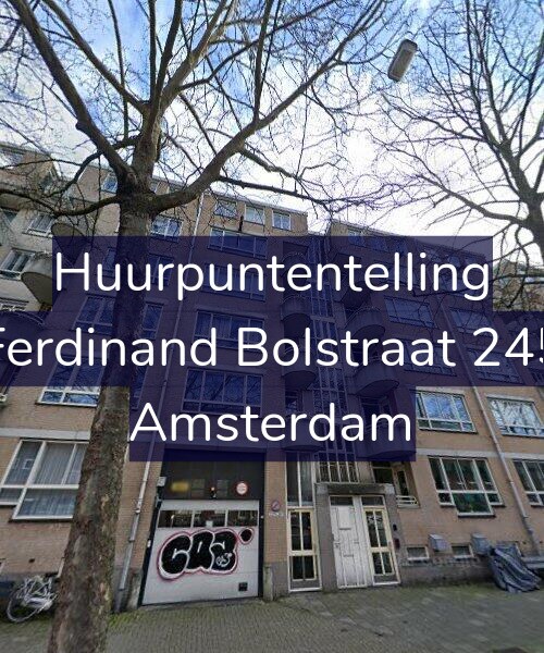 Foto gevel Huurpuntentelling voor Ferdinand Bolstraat 245, Amsterdam