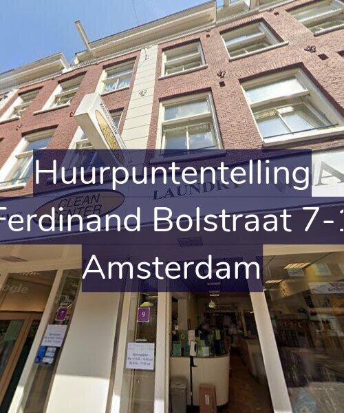 Foto gevel Huurpuntentelling voor Ferdinand Bolstraat 7-1, Amsterdam
