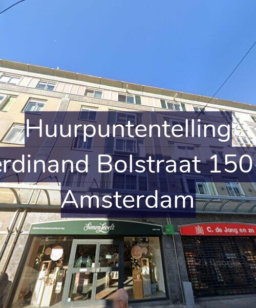 Foto gevel Huurpuntentelling voor Ferdinand Bolstraat 150-B, Amsterdam