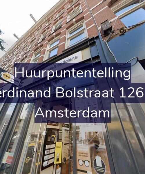 Foto gevel Huurpuntentelling voor Ferdinand Bolstraat 126-3, Amsterdam