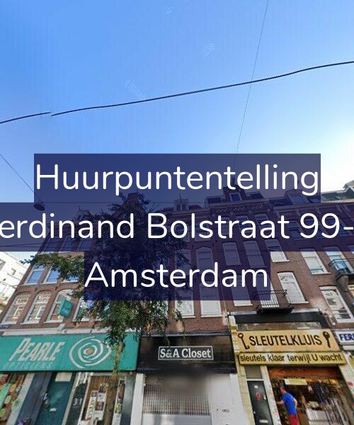 Foto gevel Huurpuntentelling voor Ferdinand Bolstraat 99-2, Amsterdam