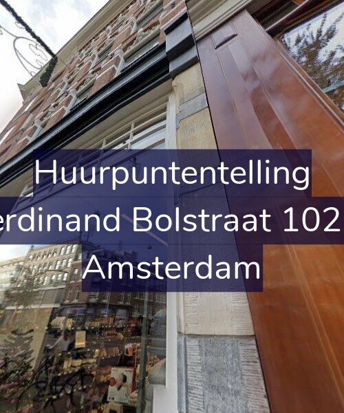 Foto gevel Huurpuntentelling voor Ferdinand Bolstraat 102-1, Amsterdam