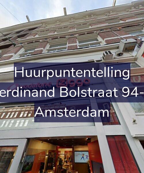 Foto gevel Huurpuntentelling voor Ferdinand Bolstraat 94-2, Amsterdam