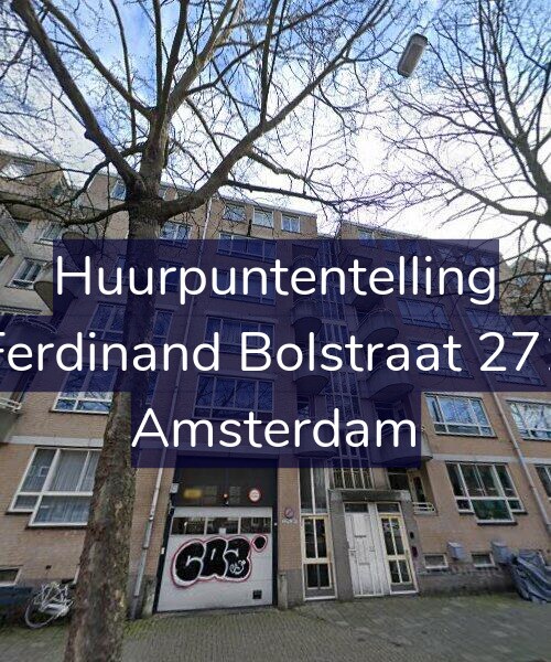 Foto gevel Huurpuntentelling voor Ferdinand Bolstraat 271, Amsterdam