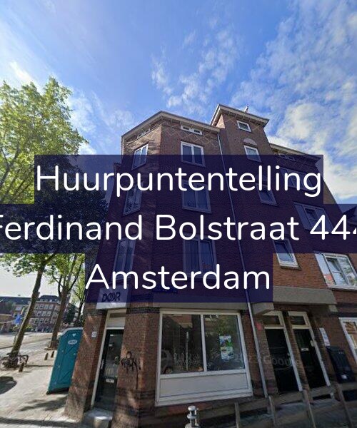 Foto gevel Huurpuntentelling voor Ferdinand Bolstraat 444, Amsterdam