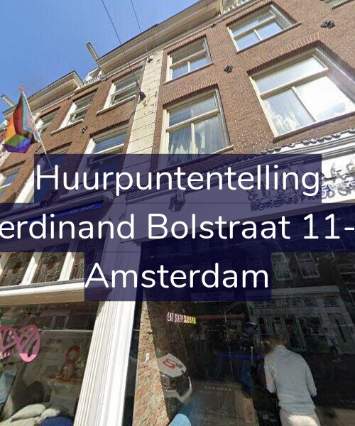 Foto gevel Huurpuntentelling voor Ferdinand Bolstraat 11-1, Amsterdam