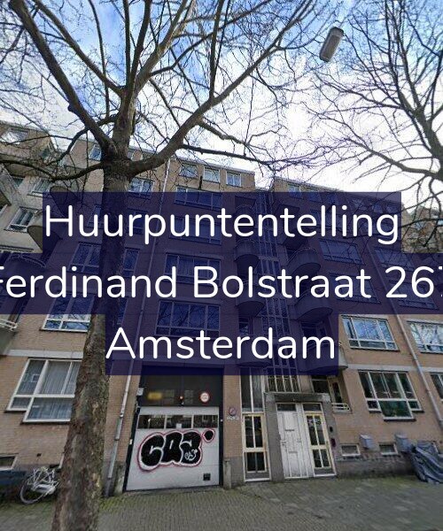 Foto gevel Huurpuntentelling voor Ferdinand Bolstraat 267, Amsterdam