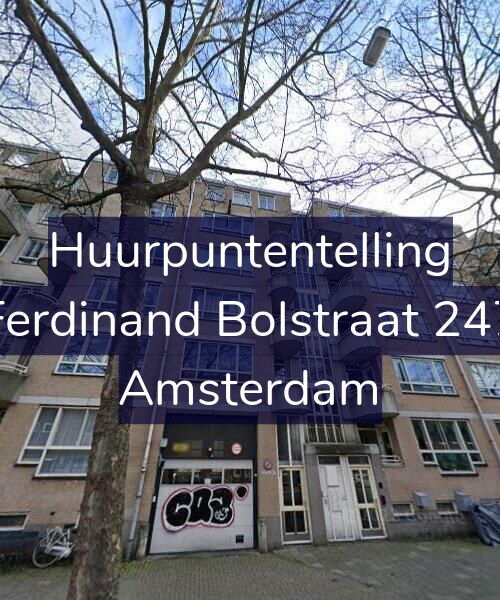 Foto gevel Huurpuntentelling voor Ferdinand Bolstraat 247, Amsterdam