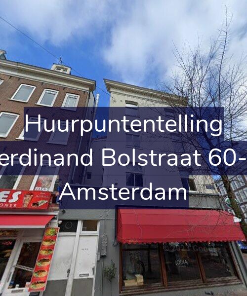Foto gevel Huurpuntentelling voor Ferdinand Bolstraat 60-C, Amsterdam