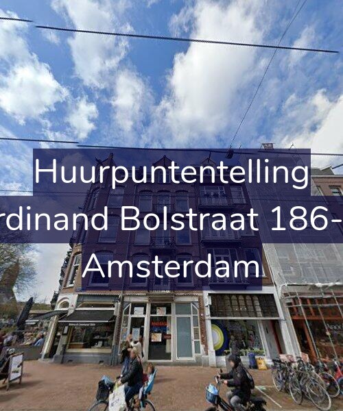 Foto gevel Huurpuntentelling voor Ferdinand Bolstraat 186-4B, Amsterdam