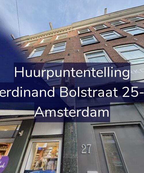 Foto gevel Huurpuntentelling voor Ferdinand Bolstraat 25-2, Amsterdam