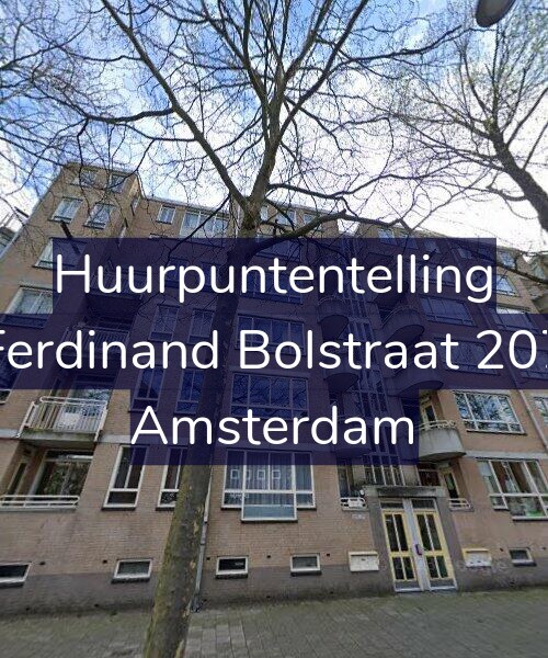 Foto gevel Huurpuntentelling voor Ferdinand Bolstraat 207, Amsterdam