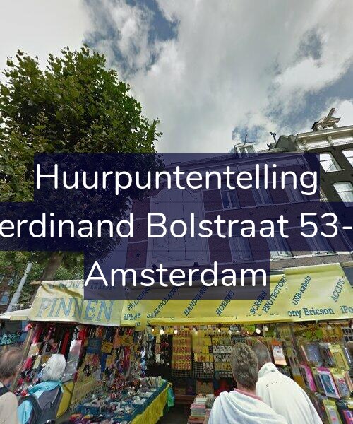 Foto gevel Huurpuntentelling voor Ferdinand Bolstraat 53-2, Amsterdam