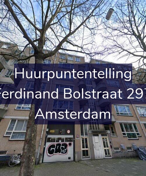 Foto gevel Huurpuntentelling voor Ferdinand Bolstraat 297, Amsterdam