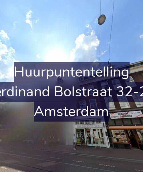 Foto gevel Huurpuntentelling voor Ferdinand Bolstraat 32-2B, Amsterdam