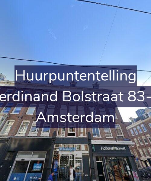 Foto gevel Huurpuntentelling voor Ferdinand Bolstraat 83-3, Amsterdam