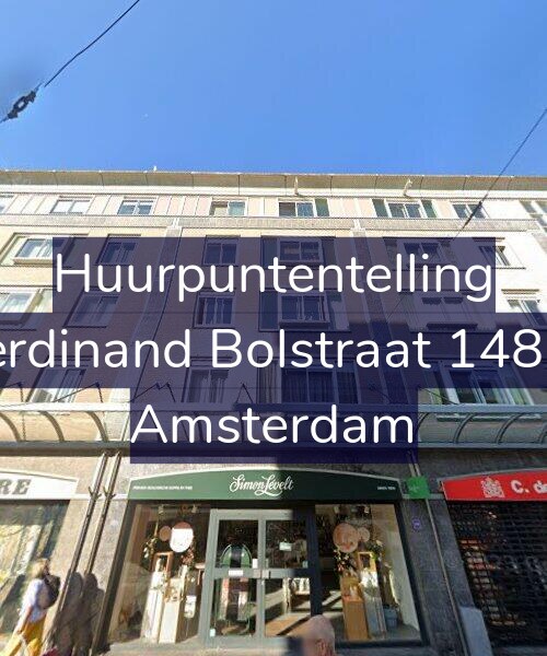 Foto gevel Huurpuntentelling voor Ferdinand Bolstraat 148-E, Amsterdam