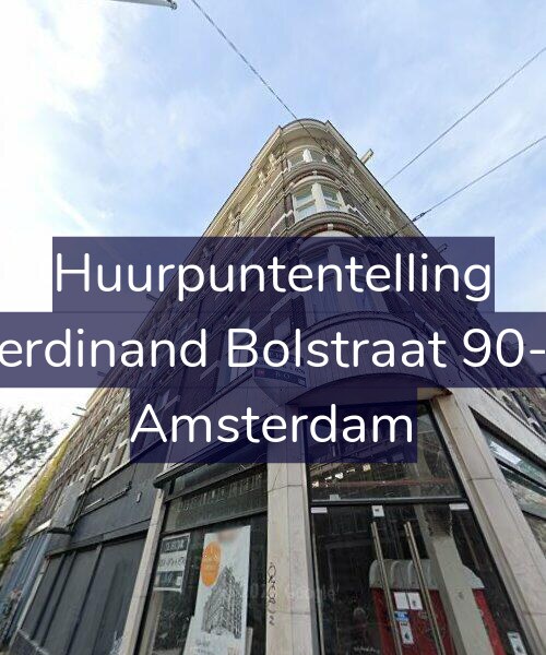 Foto gevel Huurpuntentelling voor Ferdinand Bolstraat 90-3, Amsterdam