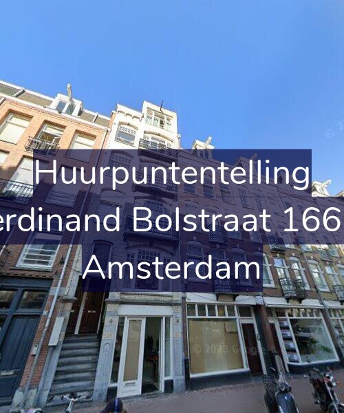 Foto gevel Huurpuntentelling voor Ferdinand Bolstraat 166-3, Amsterdam