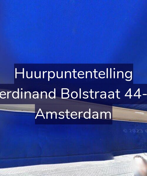 Foto gevel Huurpuntentelling voor Ferdinand Bolstraat 44-2, Amsterdam