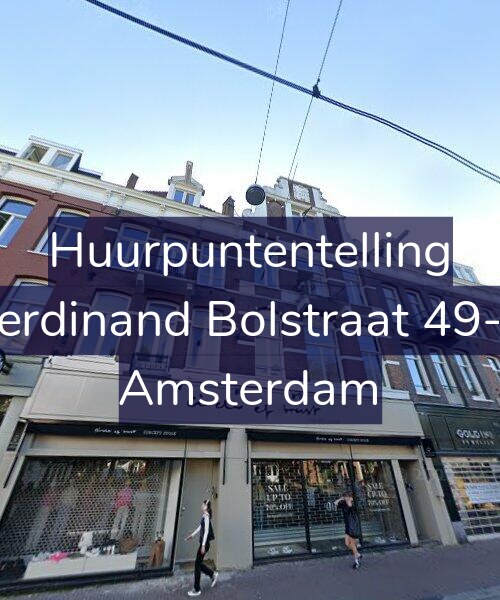 Foto gevel Huurpuntentelling voor Ferdinand Bolstraat 49-3, Amsterdam