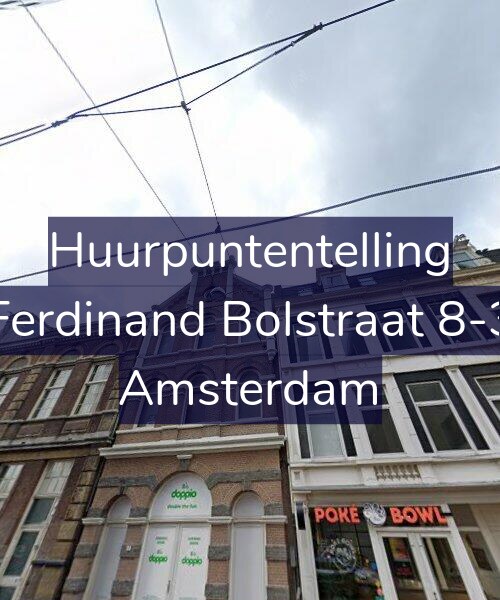 Foto gevel Huurpuntentelling voor Ferdinand Bolstraat 8-3, Amsterdam