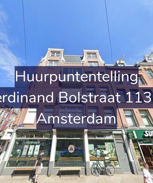 Foto gevel Huurpuntentelling voor Ferdinand Bolstraat 113-5, Amsterdam