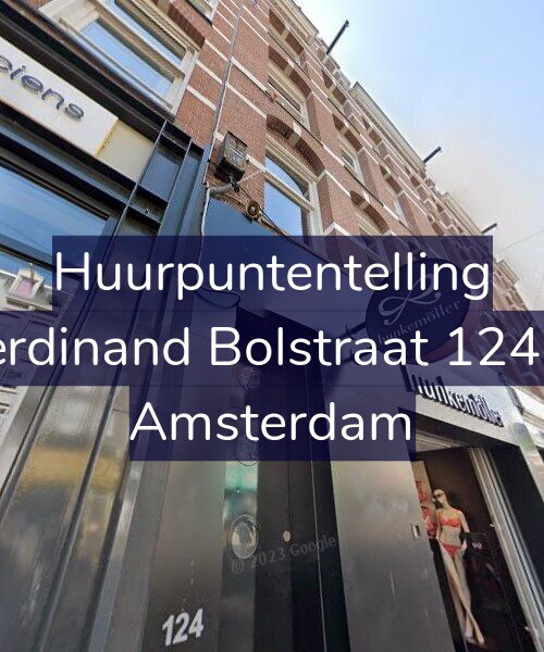 Foto gevel Huurpuntentelling voor Ferdinand Bolstraat 124-3, Amsterdam