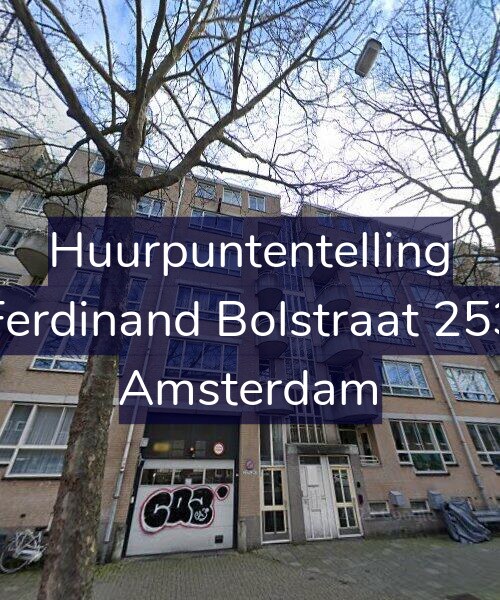Foto gevel Huurpuntentelling voor Ferdinand Bolstraat 253, Amsterdam