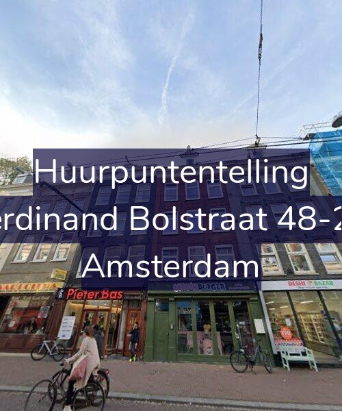 Foto gevel Huurpuntentelling voor Ferdinand Bolstraat 48-2V, Amsterdam
