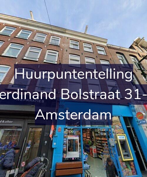 Foto gevel Huurpuntentelling voor Ferdinand Bolstraat 31-3, Amsterdam