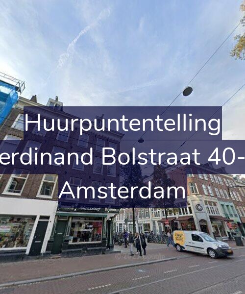 Foto gevel Huurpuntentelling voor Ferdinand Bolstraat 40-1, Amsterdam
