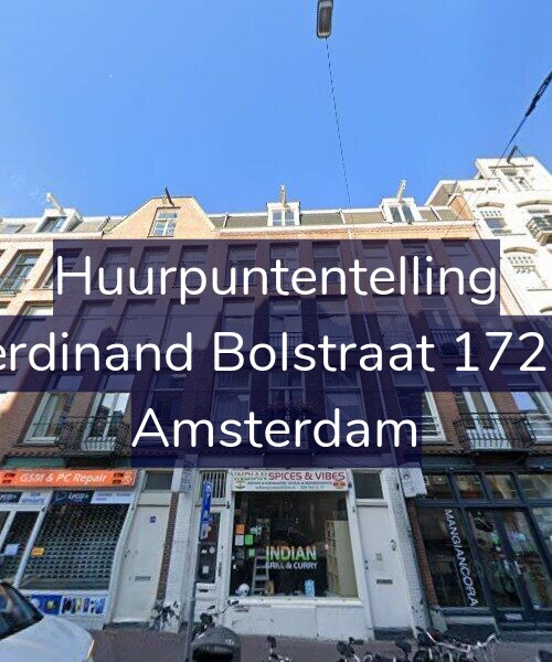 Foto gevel Huurpuntentelling voor Ferdinand Bolstraat 172-1, Amsterdam