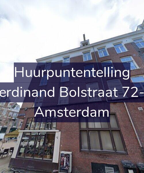 Foto gevel Huurpuntentelling voor Ferdinand Bolstraat 72-1, Amsterdam