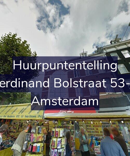 Foto gevel Huurpuntentelling voor Ferdinand Bolstraat 53-3, Amsterdam