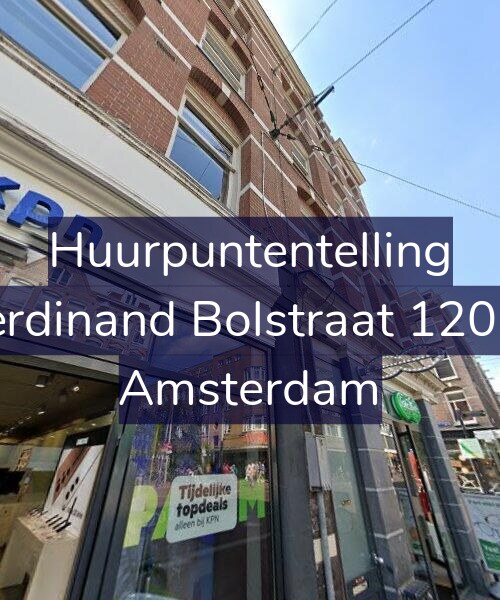 Foto gevel Huurpuntentelling voor Ferdinand Bolstraat 120-1, Amsterdam