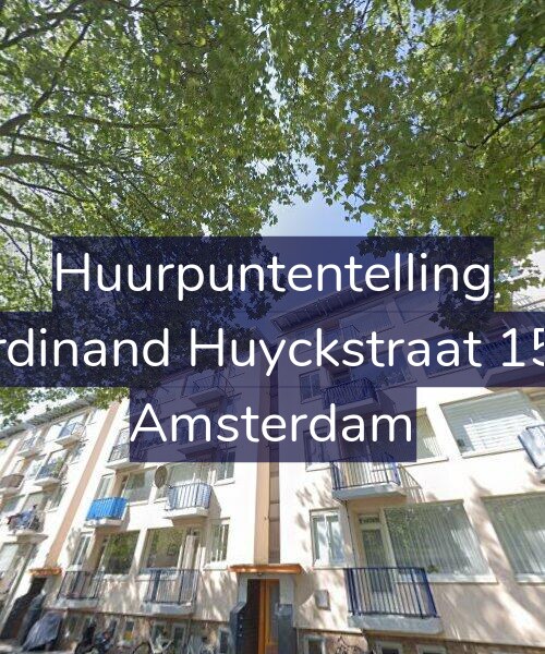 Foto gevel Huurpuntentelling voor Ferdinand Huyckstraat 15-2, Amsterdam