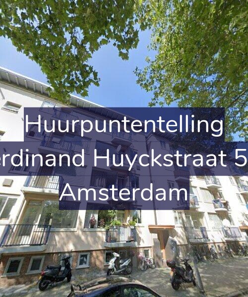 Foto gevel Huurpuntentelling voor Ferdinand Huyckstraat 5-1, Amsterdam