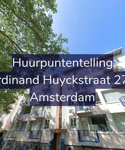 Foto gevel Huurpuntentelling voor Ferdinand Huyckstraat 27-2, Amsterdam