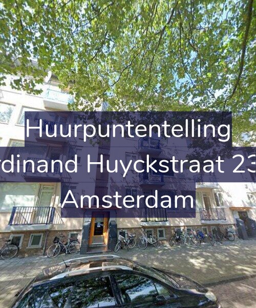 Foto gevel Huurpuntentelling voor Ferdinand Huyckstraat 23-H, Amsterdam