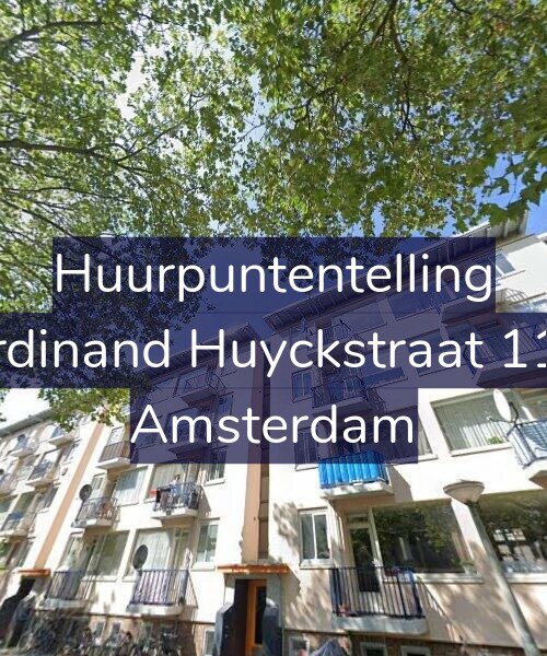 Foto gevel Huurpuntentelling voor Ferdinand Huyckstraat 11-2, Amsterdam