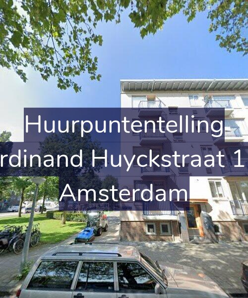 Foto gevel Huurpuntentelling voor Ferdinand Huyckstraat 1-H, Amsterdam