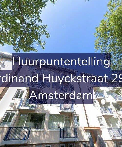 Foto gevel Huurpuntentelling voor Ferdinand Huyckstraat 29-2, Amsterdam